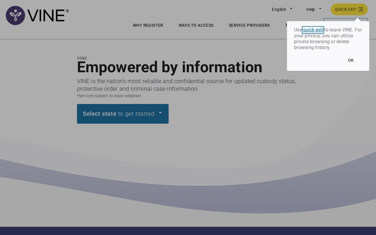 Coleman County arrest lookup custody status and notification interface