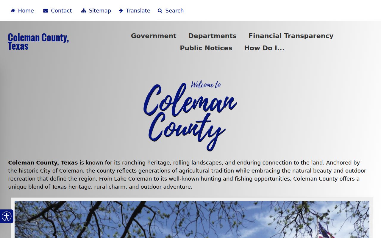 Coleman County criminal records Sheriff Law Enforcement Center