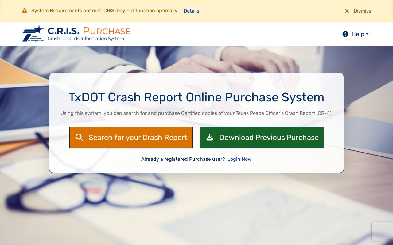 Coleman County criminal records Texas crash report search